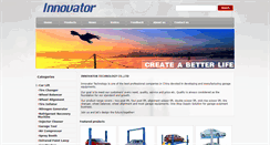 Desktop Screenshot of innovator-tech.com